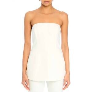 NEW SER.O.YA isolde strapless top in eggshell